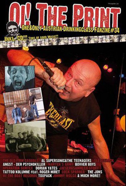 Cock Sparrer Interview, Front Page image by Sam Bruce