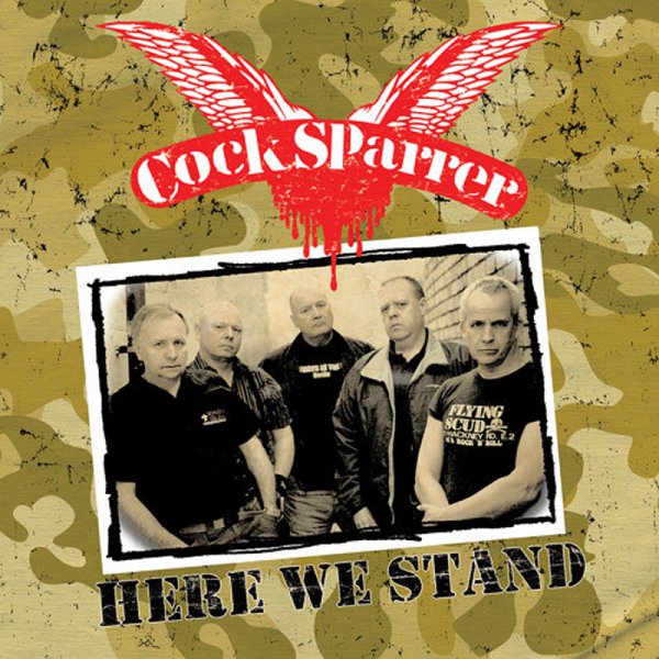 Cock Sparrer “Here we Stand” U.S.A Release Album Cover Photo by Sam Bruce 2009